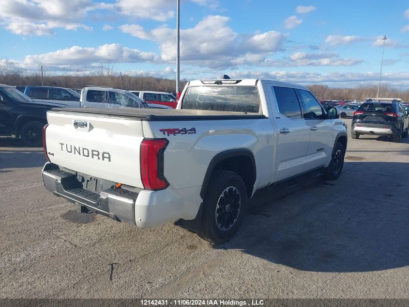 2023 Toyota Tundra Crewmax Limited VIN: 5TFJA5EC5PX013393 Lot: 12142431