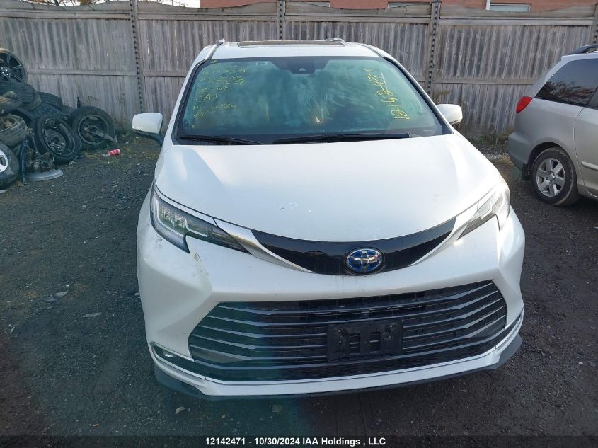 2022 Toyota Sienna Le/Xle/Xse/Limited/Platinum VIN: 5TDGSKFC9NS059039 Lot: 12142471