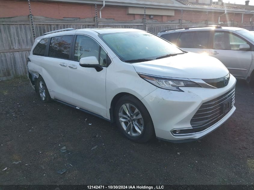 2022 Toyota Sienna Le/Xle/Xse/Limited/Platinum VIN: 5TDGSKFC9NS059039 Lot: 12142471