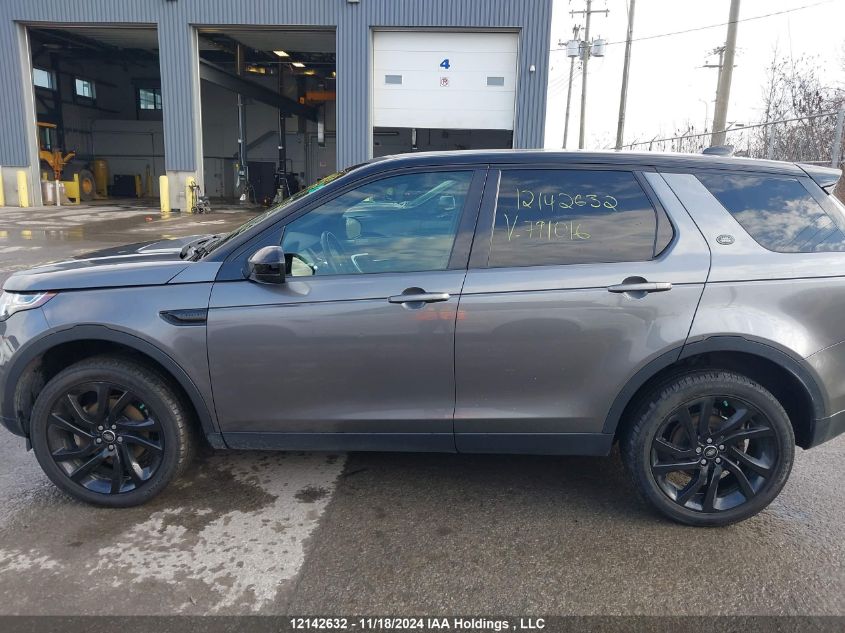 2019 Land Rover Discovery Sport VIN: SALCR2FX0KH791016 Lot: 12142632