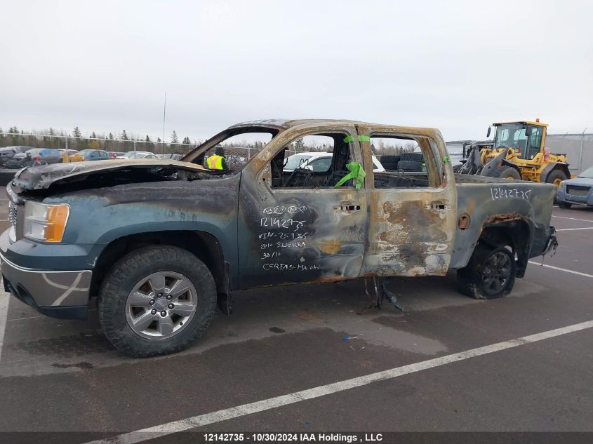 2010 GMC Sierra K1500 Slt VIN: 3GTRKWE36AG259385 Lot: 12142735