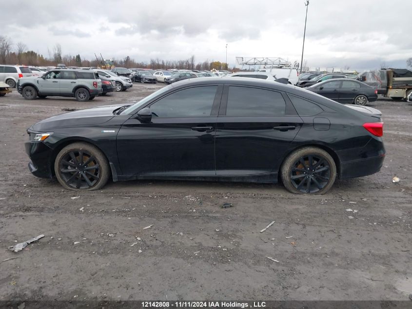 2022 Honda Accord Hybrid VIN: 1HGCV3F46NA800122 Lot: 12142808