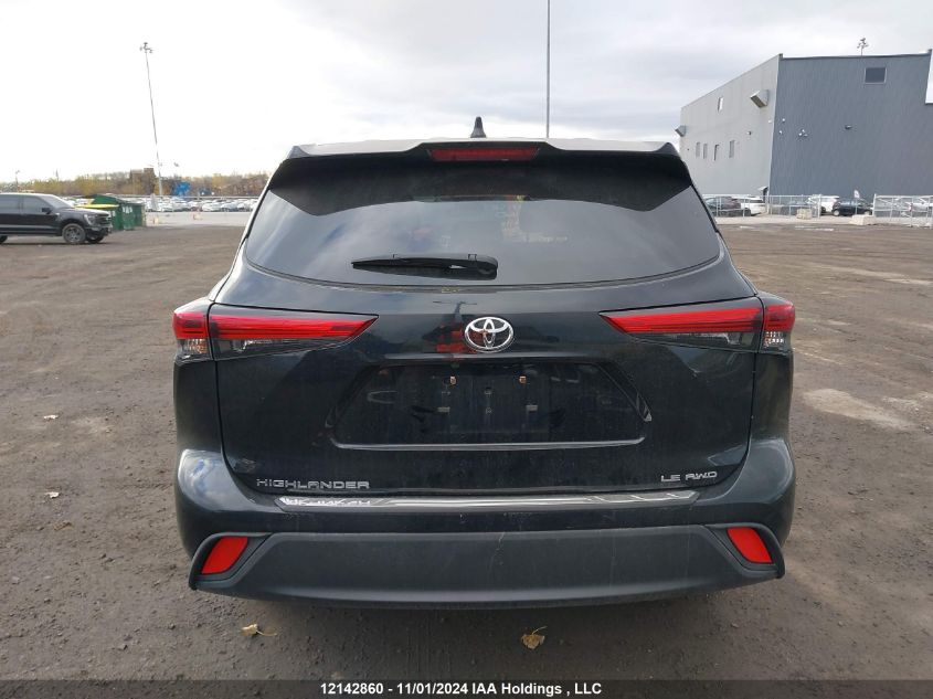 2022 Toyota Highlander L/Le VIN: 5TDBZRBH3NS211932 Lot: 12142860