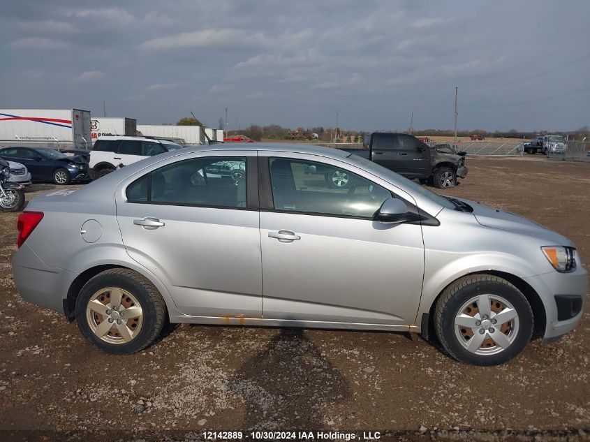 2012 Chevrolet Sonic Ls VIN: 1G1JB5EH0C4134622 Lot: 12142889