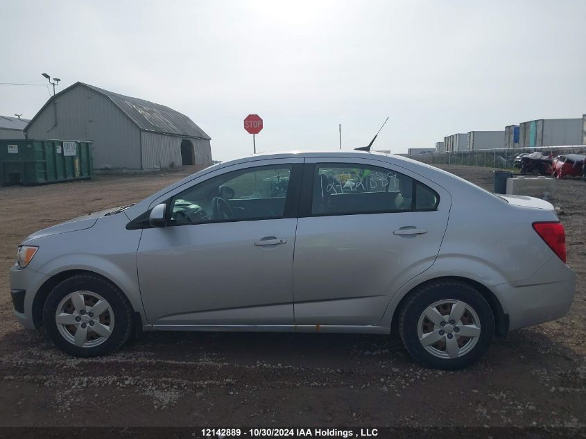 2012 Chevrolet Sonic Ls VIN: 1G1JB5EH0C4134622 Lot: 12142889