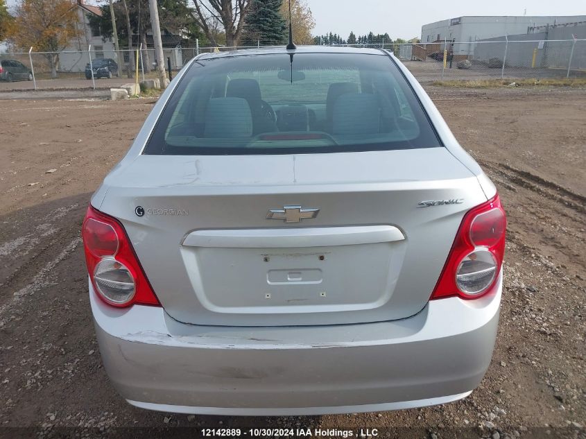 2012 Chevrolet Sonic Ls VIN: 1G1JB5EH0C4134622 Lot: 12142889