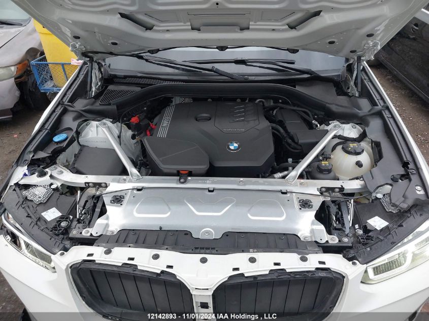 2022 BMW X3 VIN: 5UX53DP04N9L07926 Lot: 12142893