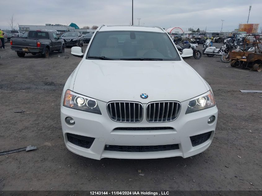 2011 BMW X3 3.5I VIN: 5UXWX7C57BL733698 Lot: 12143144