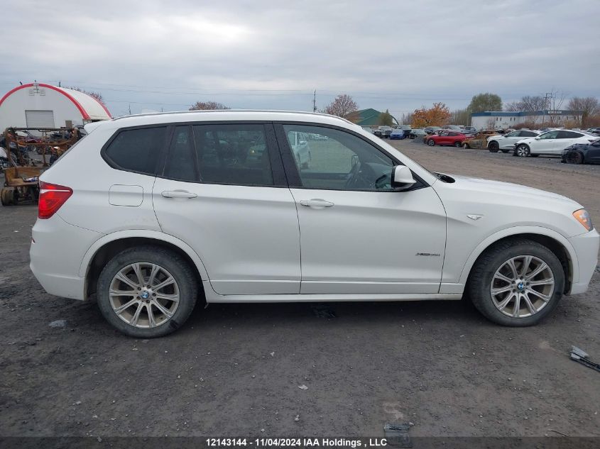 2011 BMW X3 3.5I VIN: 5UXWX7C57BL733698 Lot: 12143144