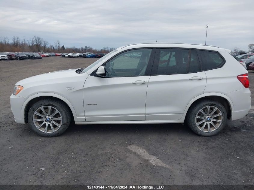 2011 BMW X3 3.5I VIN: 5UXWX7C57BL733698 Lot: 12143144