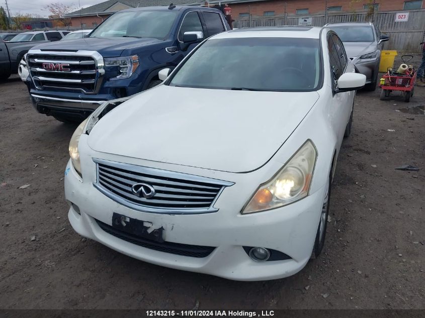 2013 Infiniti G37X VIN: JN1CV6AR9DM350548 Lot: 12143215