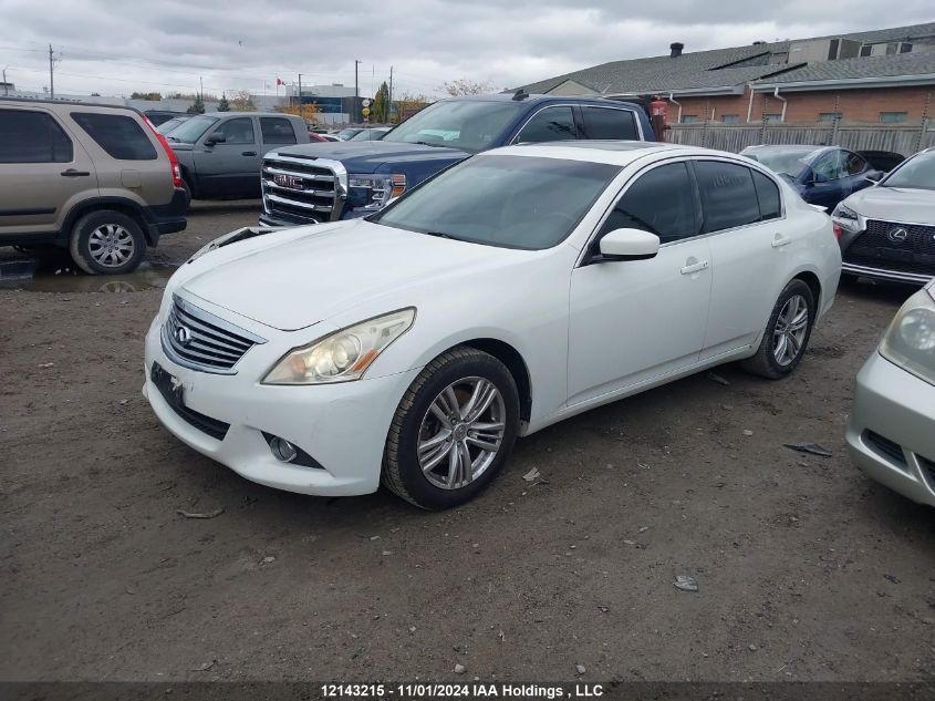 2013 Infiniti G37X VIN: JN1CV6AR9DM350548 Lot: 12143215