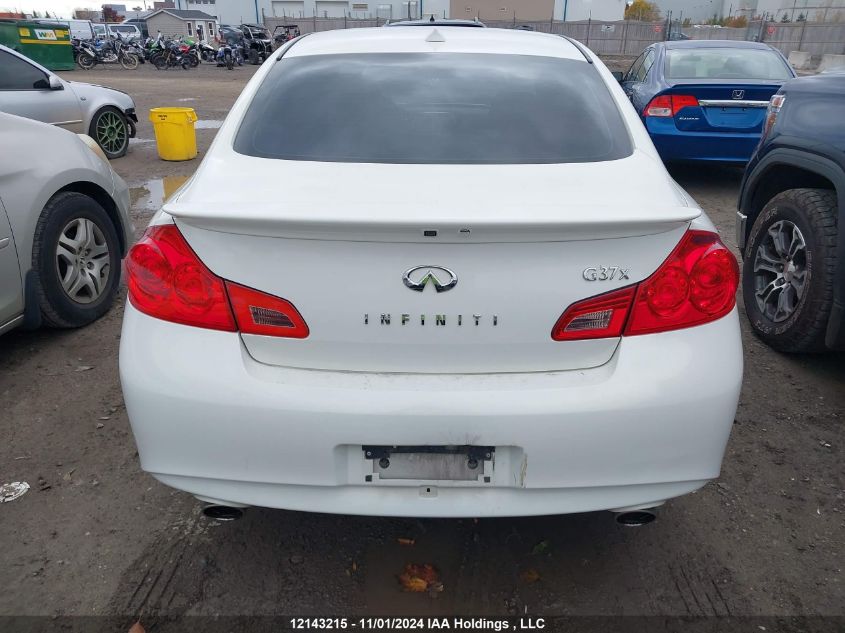 2013 Infiniti G37X VIN: JN1CV6AR9DM350548 Lot: 12143215