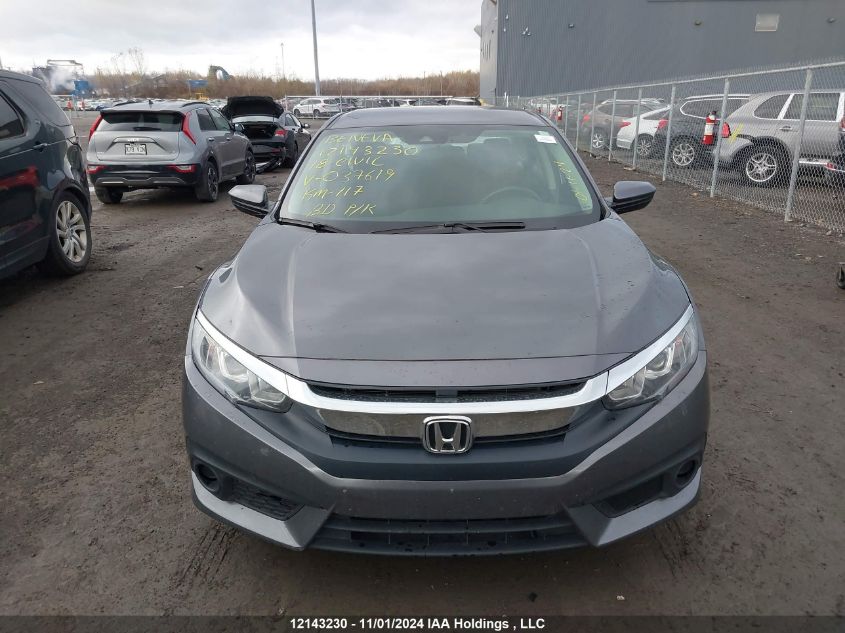 2018 Honda Civic Sedan VIN: 2HGFC2F69JH037619 Lot: 12143230