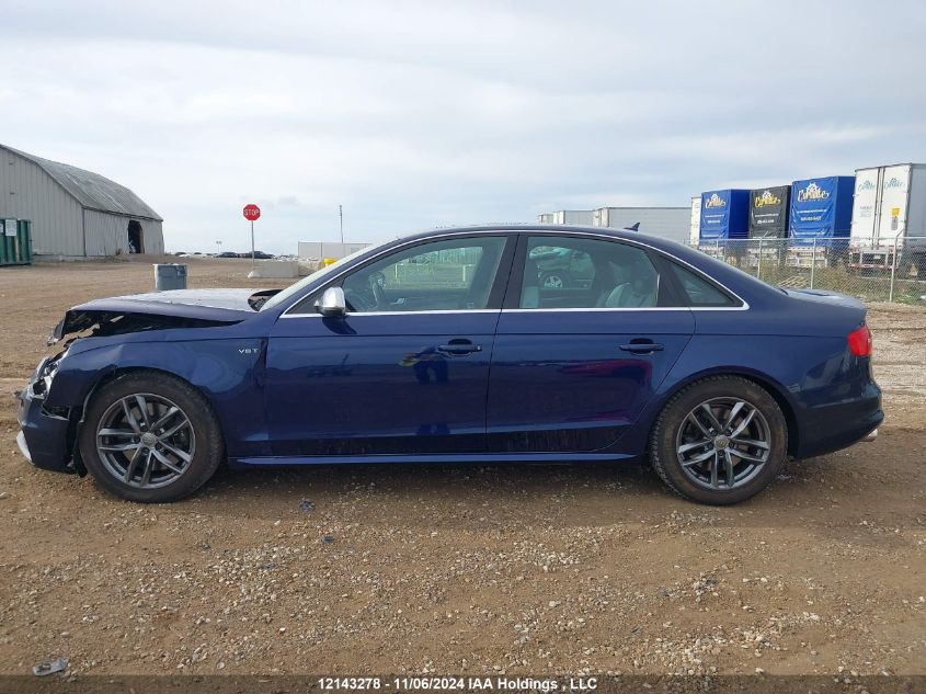 2013 Audi S4 VIN: WAUFGCFL3DA081064 Lot: 12143278