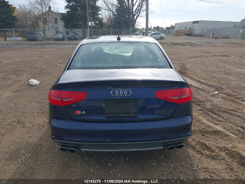 2013 Audi S4 VIN: WAUFGCFL3DA081064 Lot: 12143278