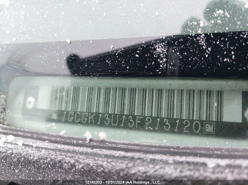 2003 Chevrolet Silverado 1500 VIN: 1GCGK13U13F213120 Lot: 12143303