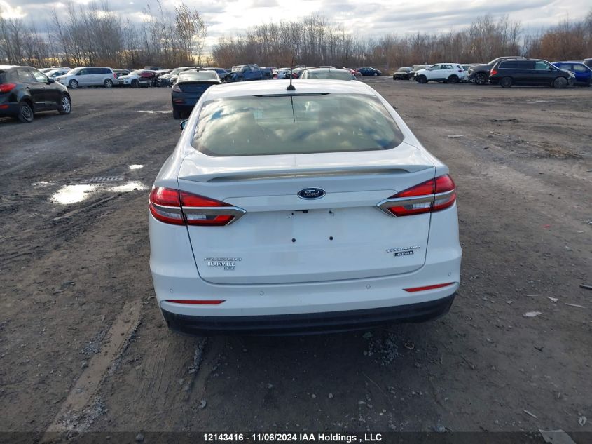 2020 Ford Fusion Energi Titanium VIN: 3FA6P0SU5LR231055 Lot: 12143416