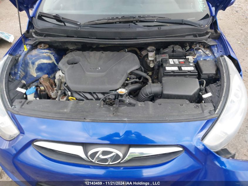 2013 Hyundai Accent Gl VIN: KMHCT5AE0DU132195 Lot: 12143459