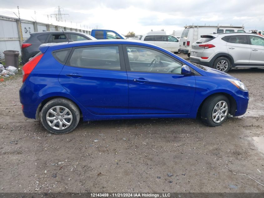 2013 Hyundai Accent Gl VIN: KMHCT5AE0DU132195 Lot: 12143459