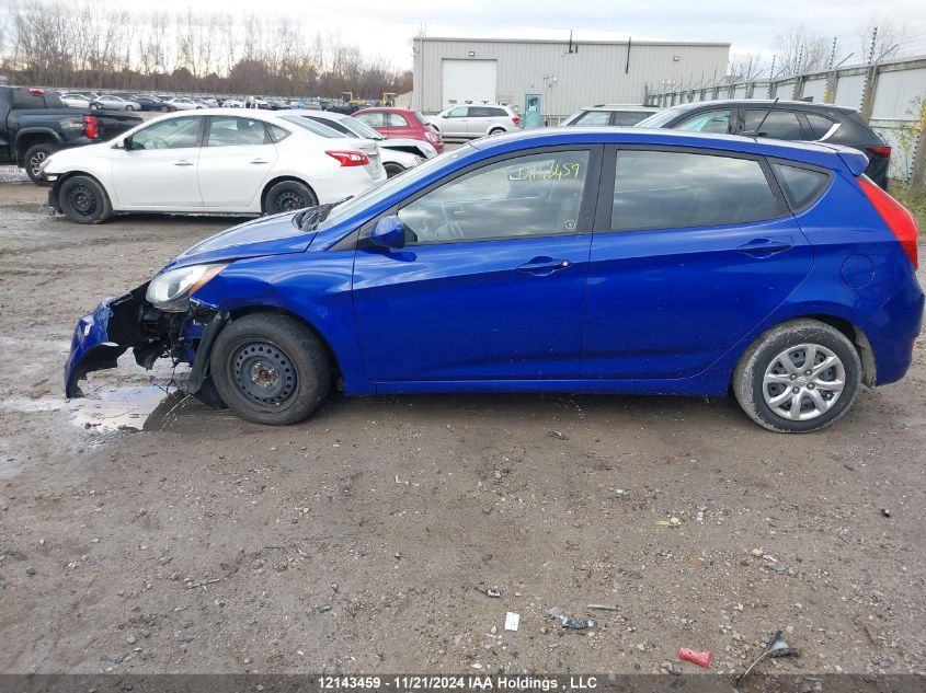 2013 Hyundai Accent Gl VIN: KMHCT5AE0DU132195 Lot: 12143459