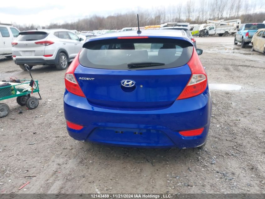 2013 Hyundai Accent Gl VIN: KMHCT5AE0DU132195 Lot: 12143459