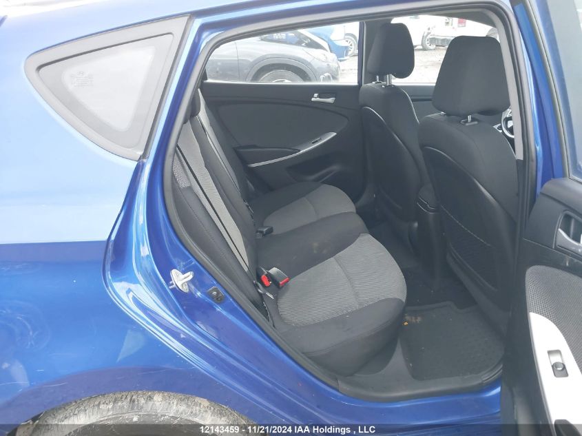 2013 Hyundai Accent Gl VIN: KMHCT5AE0DU132195 Lot: 12143459