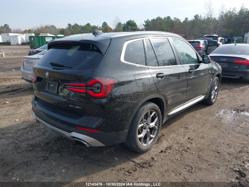 2023 BMW X3 VIN: 5UX53DP00P9S24674 Lot: 12143476