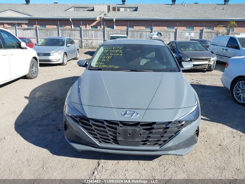 2022 Hyundai Elantra Sel VIN: KMHLN4AG1NU224181 Lot: 12143482