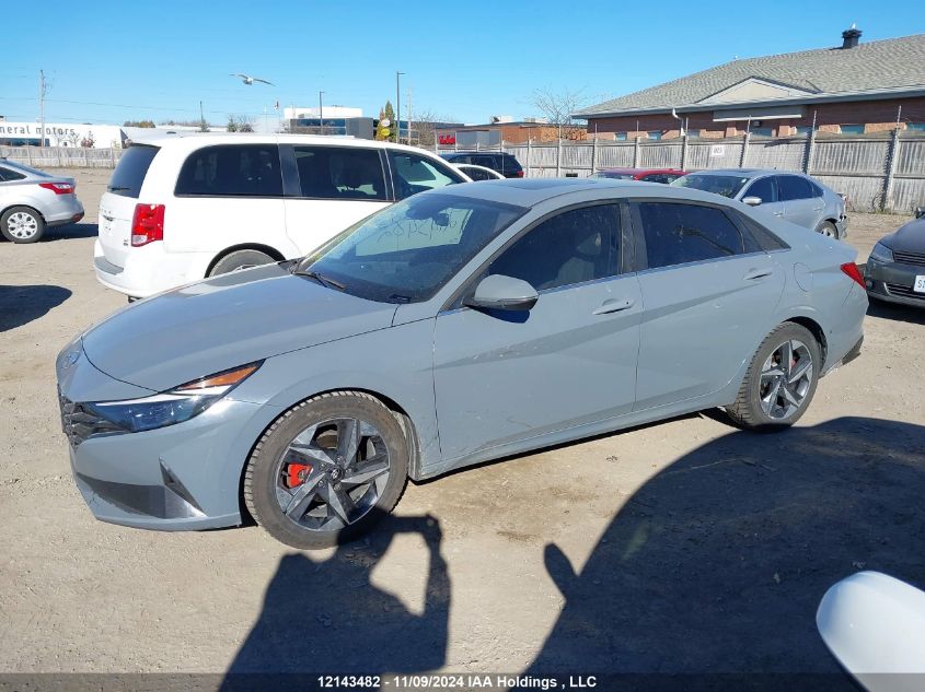 2022 Hyundai Elantra Sel VIN: KMHLN4AG1NU224181 Lot: 12143482