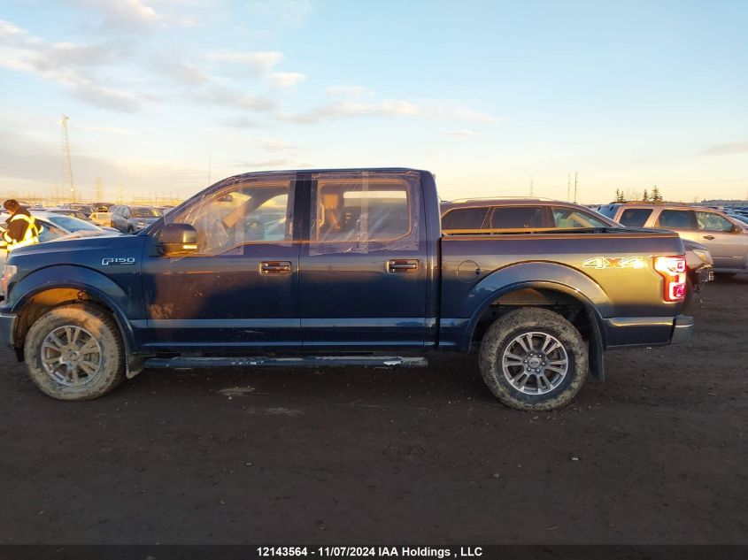 2018 Ford F-150 Lariat VIN: 1FTEW1EP8JFD35411 Lot: 12143564