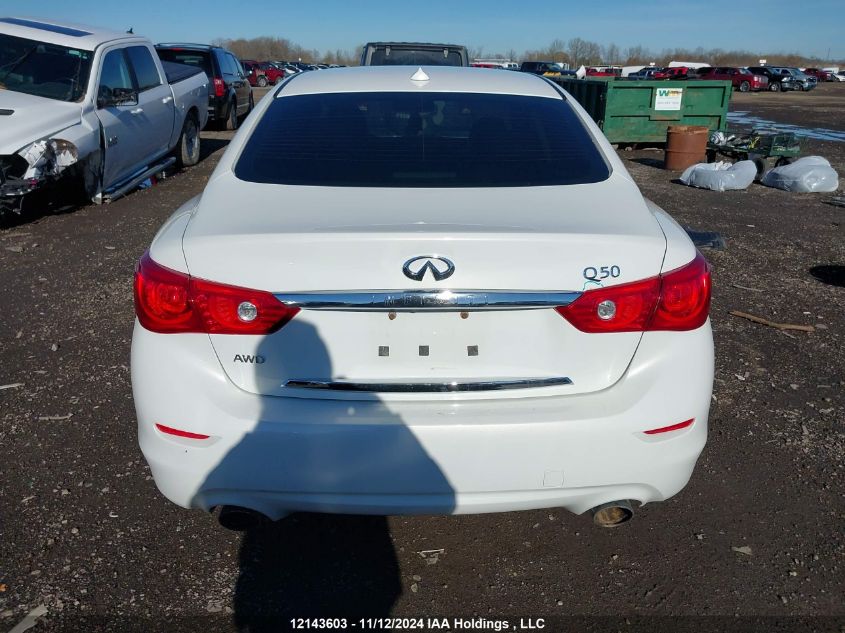 2014 Infiniti Q50 VIN: JN1BV7AR2EM705966 Lot: 12143603