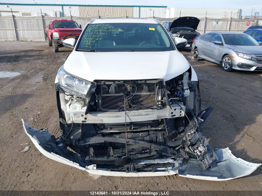 2019 Toyota Highlander Hybrid/Xle VIN: 5TDJGRFH4KS073521 Lot: 12143681