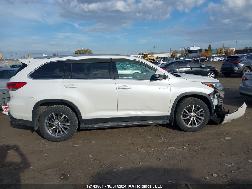 2019 Toyota Highlander Hybrid/Xle VIN: 5TDJGRFH4KS073521 Lot: 12143681