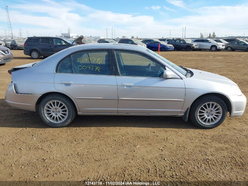 2002 Acura El VIN: 2HHES36892H004378 Lot: 12143718