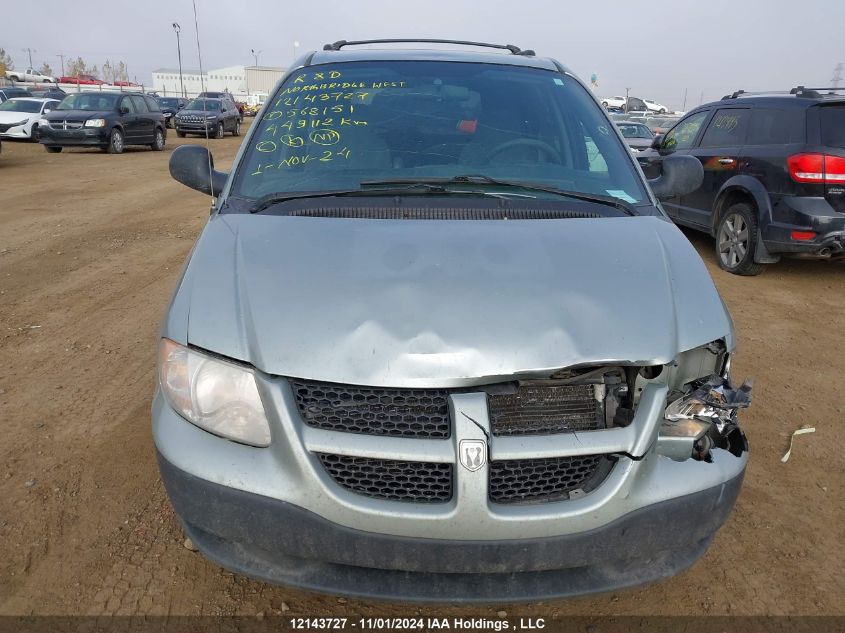 2004 Dodge Caravan Se VIN: 1D4GP25R64B568151 Lot: 12143727