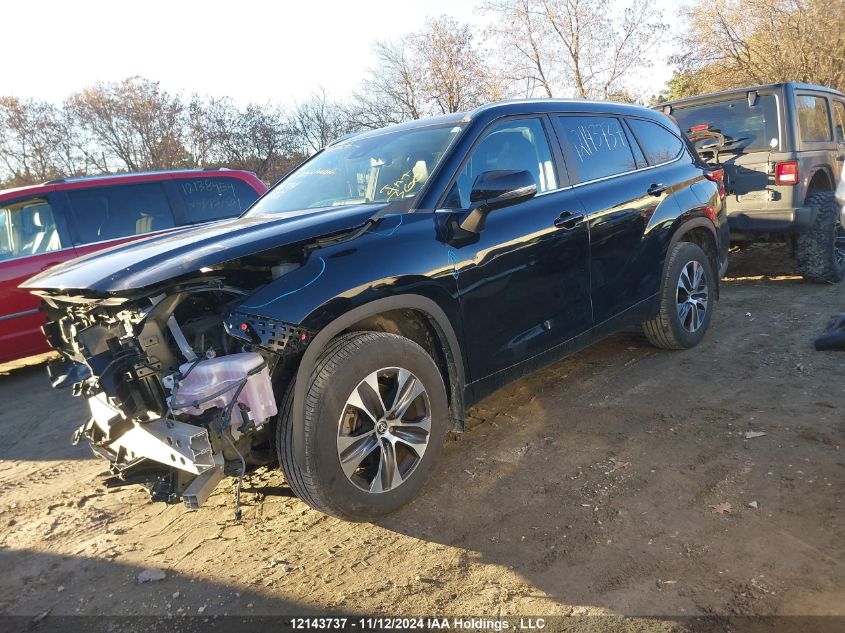 2023 Toyota Highlander VIN: 5TDKDRBH2PS502214 Lot: 12143737