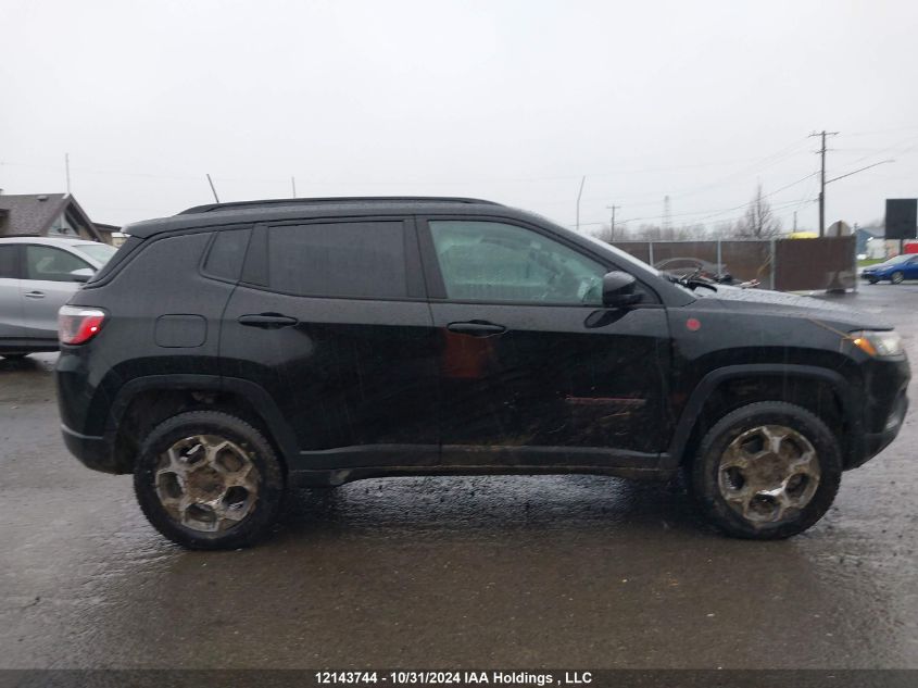 2022 Jeep Compass VIN: 3C4NJDDB4NT238515 Lot: 12143744