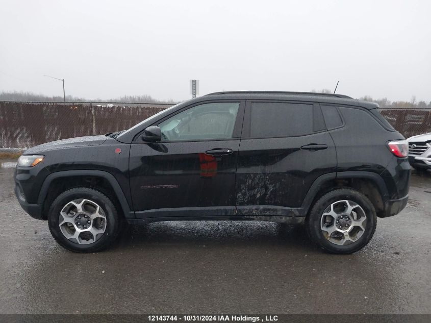 2022 Jeep Compass VIN: 3C4NJDDB4NT238515 Lot: 12143744