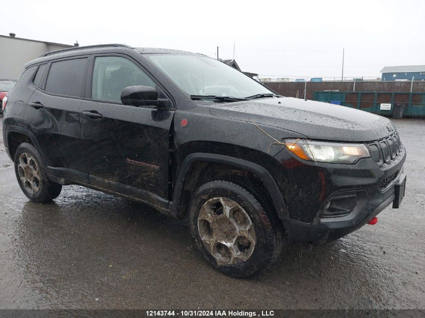 2022 Jeep Compass VIN: 3C4NJDDB4NT238515 Lot: 12143744