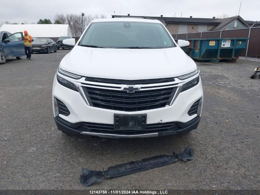 2022 Chevrolet Equinox VIN: 3GNAXUEV3NL116175 Lot: 12143750