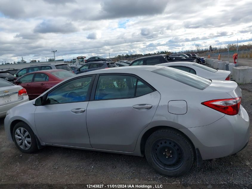 2014 Toyota Corolla Le VIN: 2T1BURHE8EC038817 Lot: 12143827