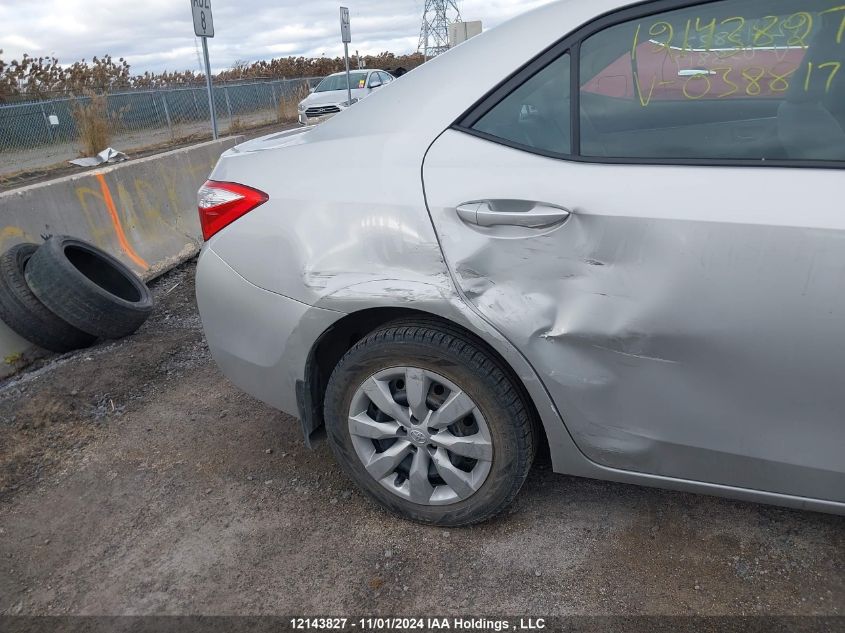 2014 Toyota Corolla Le VIN: 2T1BURHE8EC038817 Lot: 12143827