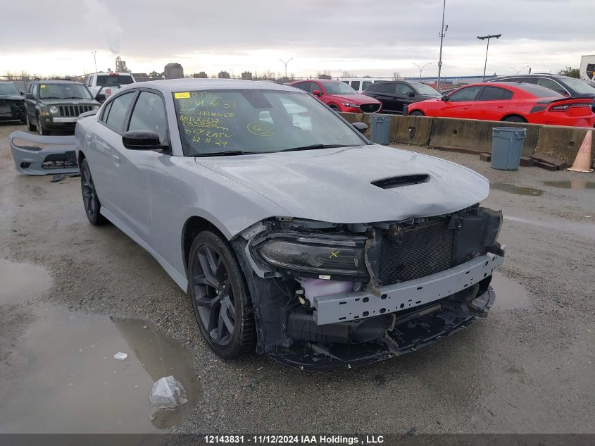 2022 Dodge Charger Gt VIN: 2C3CDXHG8NH118607 Lot: 12143831