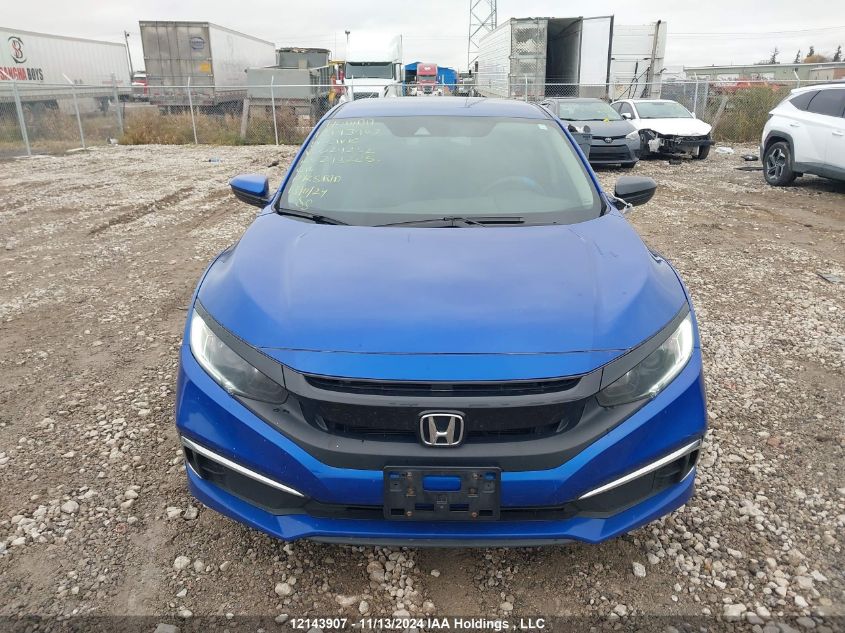 2019 Honda Civic Sedan VIN: 2HGFC2F52KH024252 Lot: 12143907