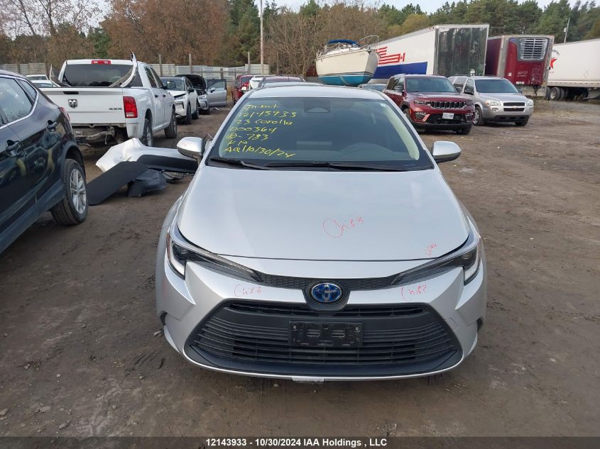 2023 Toyota Corolla Hybrid VIN: JTDBDMHE2PJ000364 Lot: 12143933