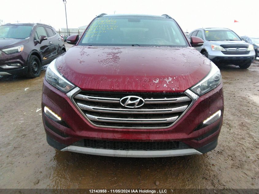 2017 Hyundai Tucson Limited/Sport And Eco/Se VIN: KM8J3CA24HU345691 Lot: 12143958