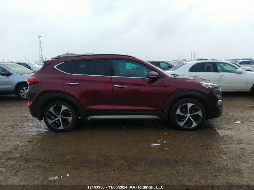 2017 Hyundai Tucson Limited/Sport And Eco/Se VIN: KM8J3CA24HU345691 Lot: 12143958