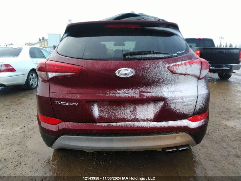 2017 Hyundai Tucson Limited/Sport And Eco/Se VIN: KM8J3CA24HU345691 Lot: 12143958