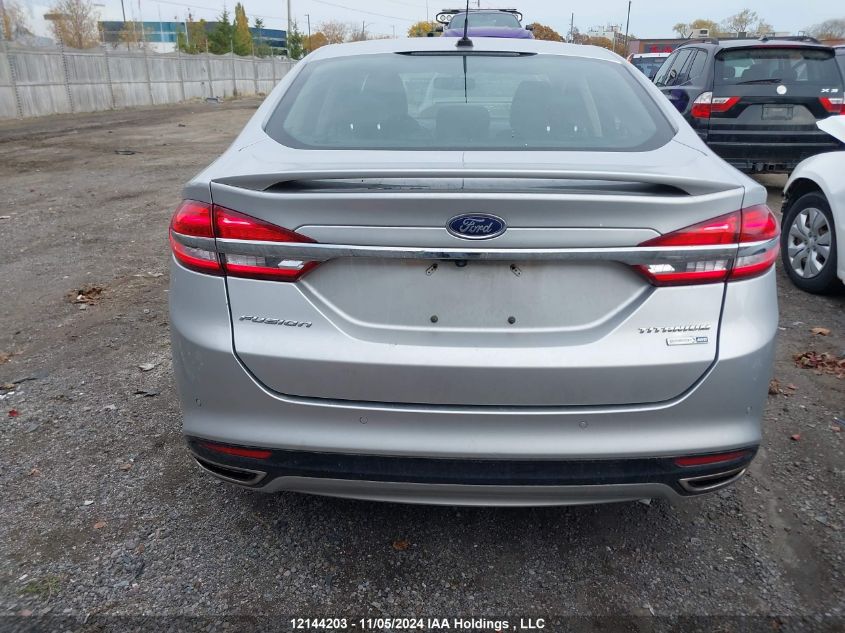 2017 Ford Fusion Titanium VIN: 3FA6P0D94HR361229 Lot: 12144203